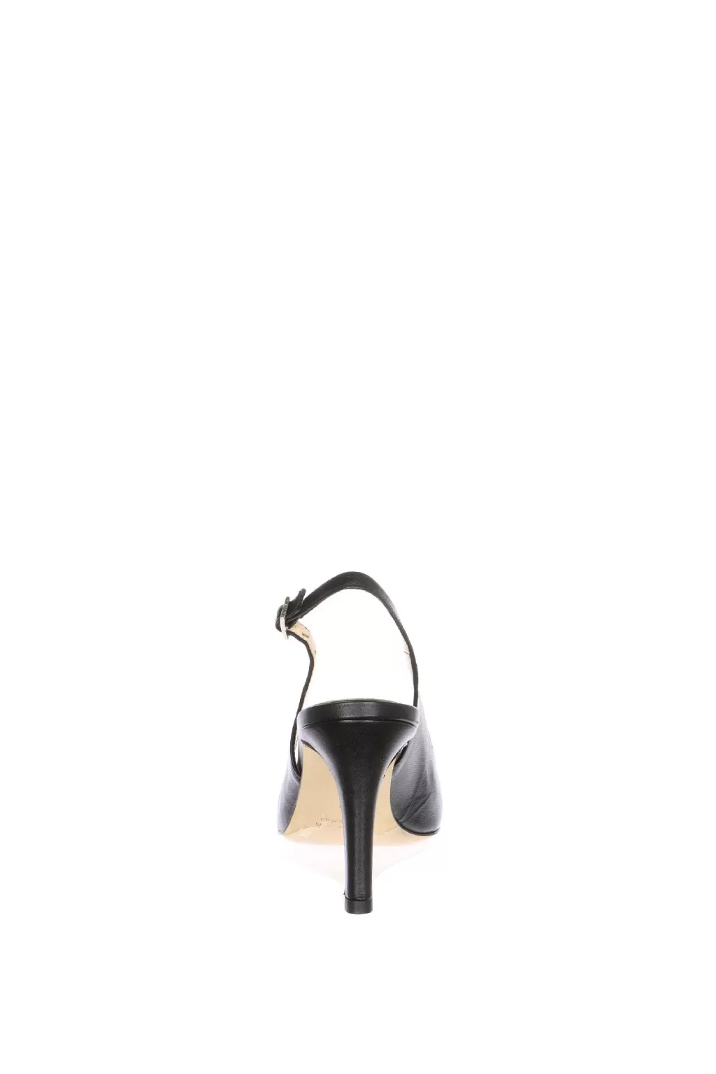 Best Decollete Aperto Al Tallone In Pelle Nera Tiqu Donna Decollete E Slingback