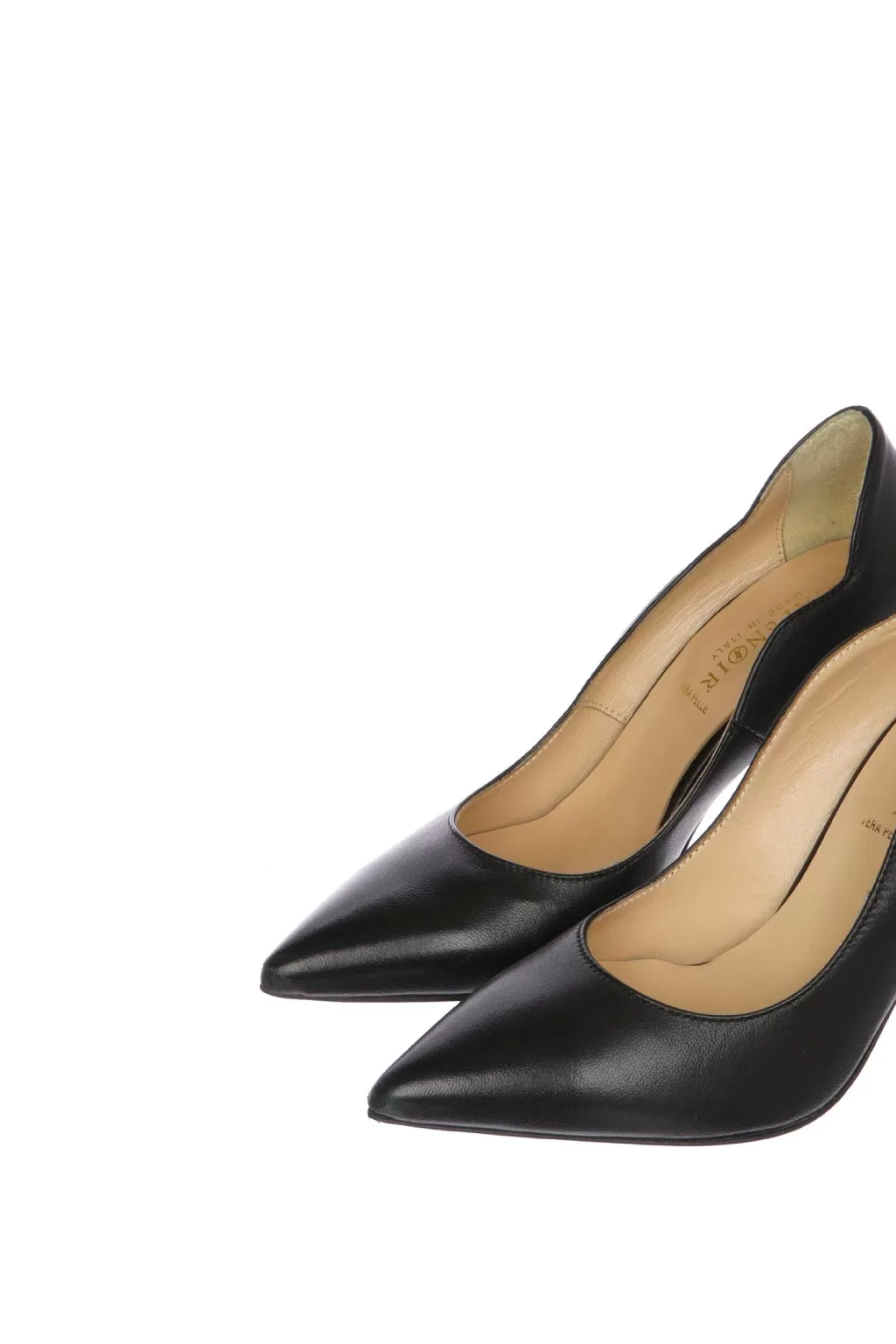 Sale Decollete Nero In Pelle Cafenoir Donna Decollete E Slingback