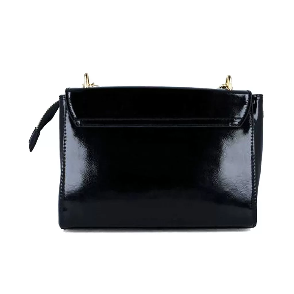 Clearance Ferentina Pochette In Vernice Nero O Prugna Menbur Cerimonia Pochette Cerimonia