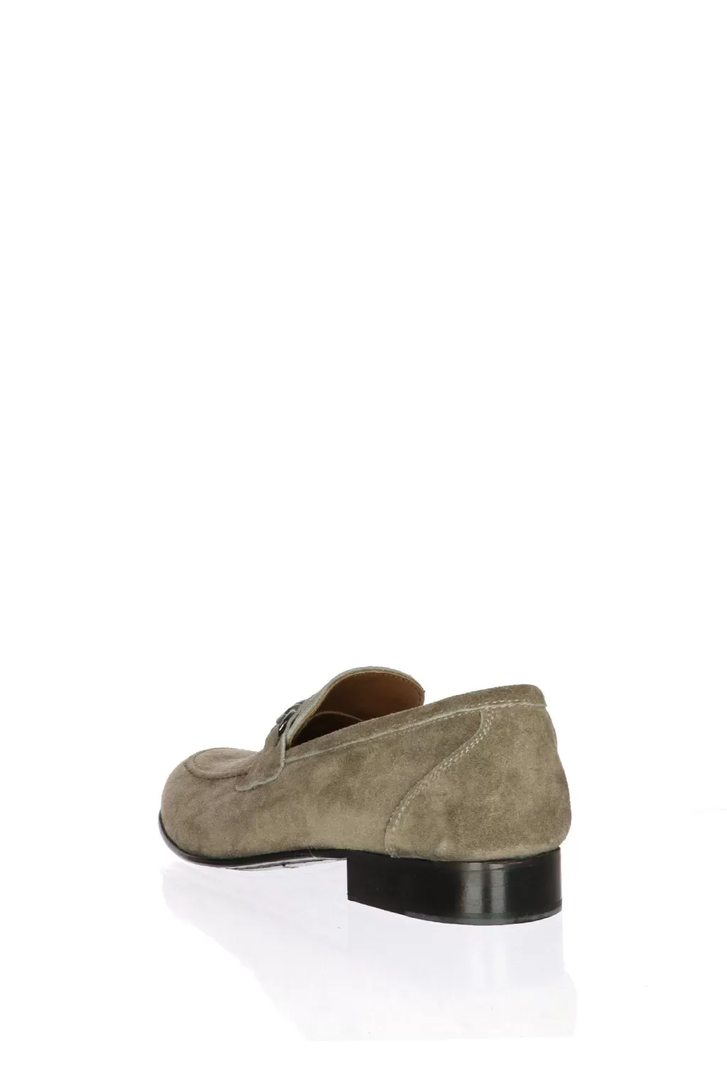 Shop Mocassino Camoscio Taupe Con Morsetto Harry Sax Uomo Scarpe Eleganti