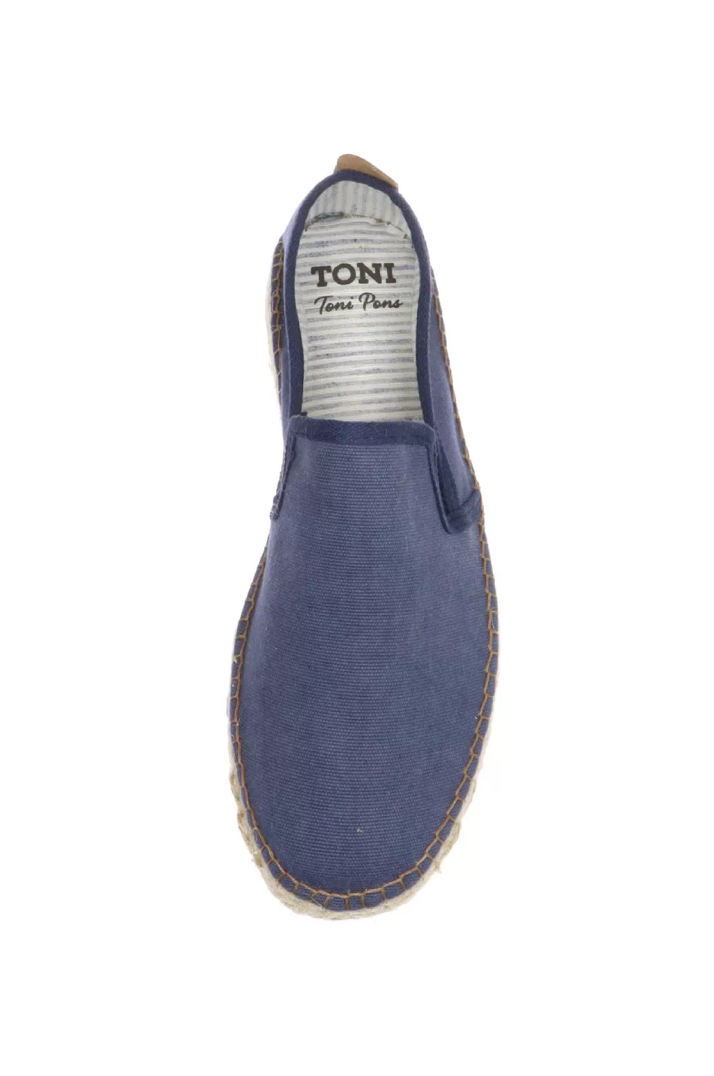 Store Mocassino Espadrillas In Tessuto Blu Fino Al N 50 Uomo Casual E Mocassini