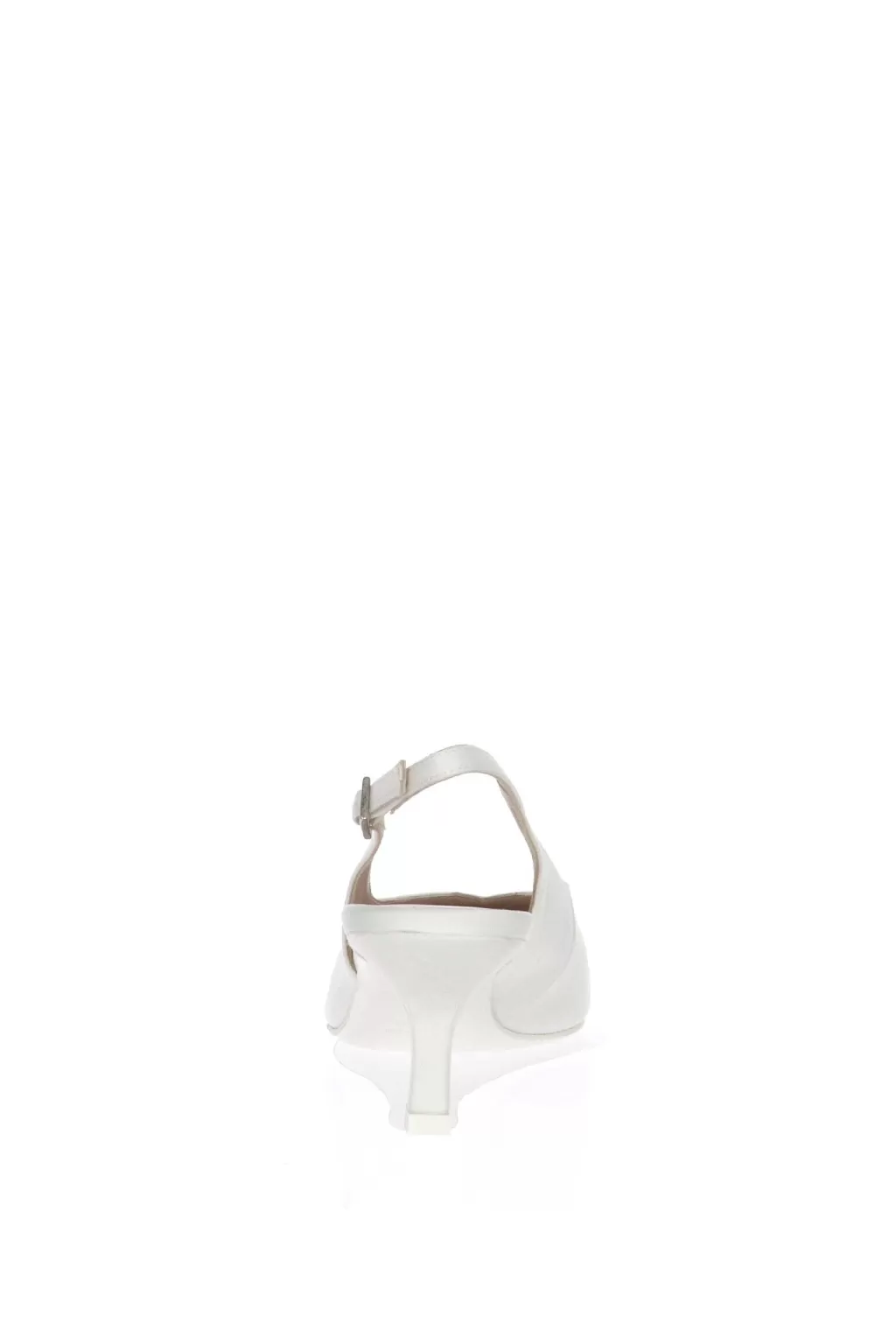 Store Slingback Sposa In Raso Bianco Seta Sposa Decollete E Slingback