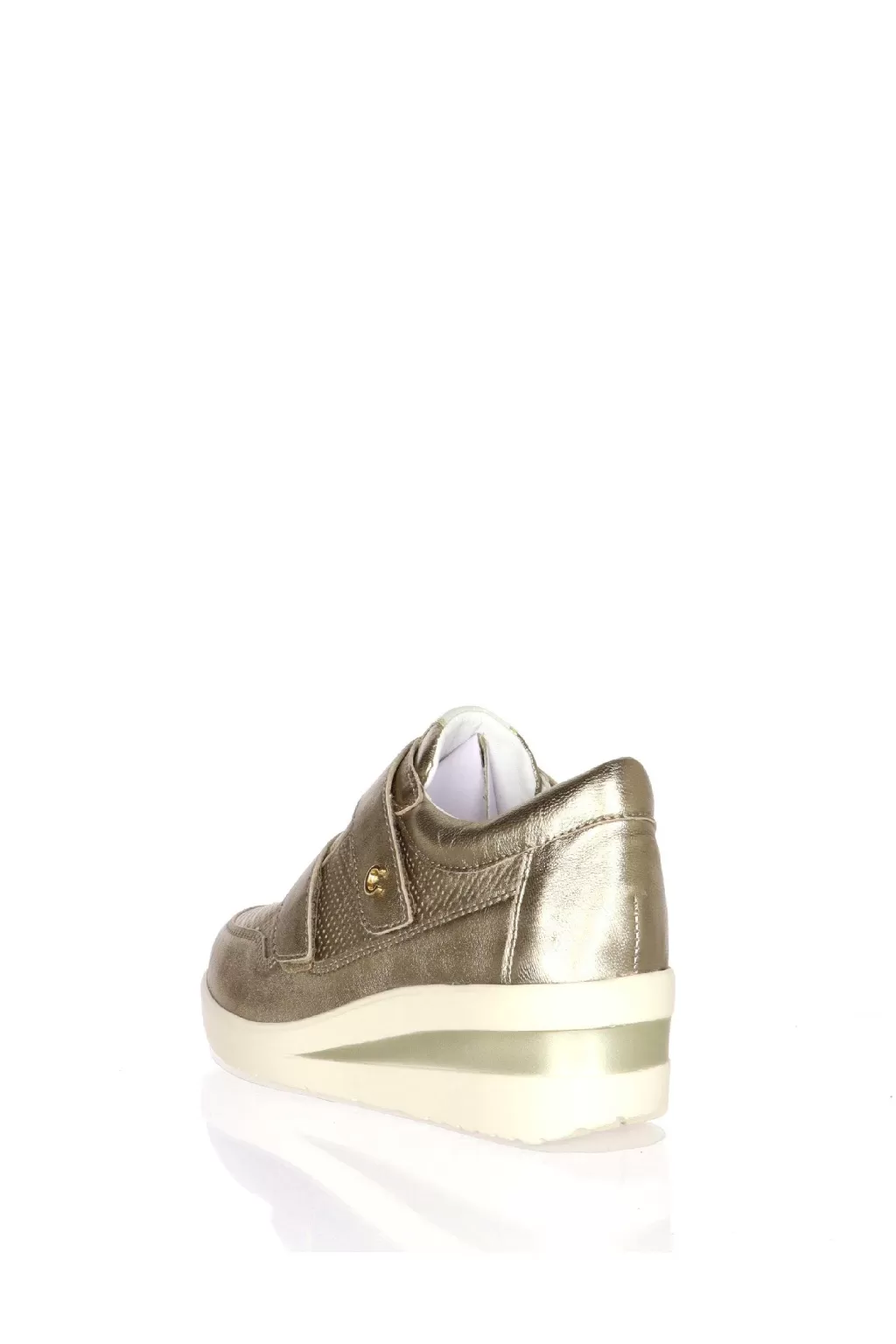 Discount Sneakers Con Strappi Platino Cinzia Donna Mocassini E Sneaker