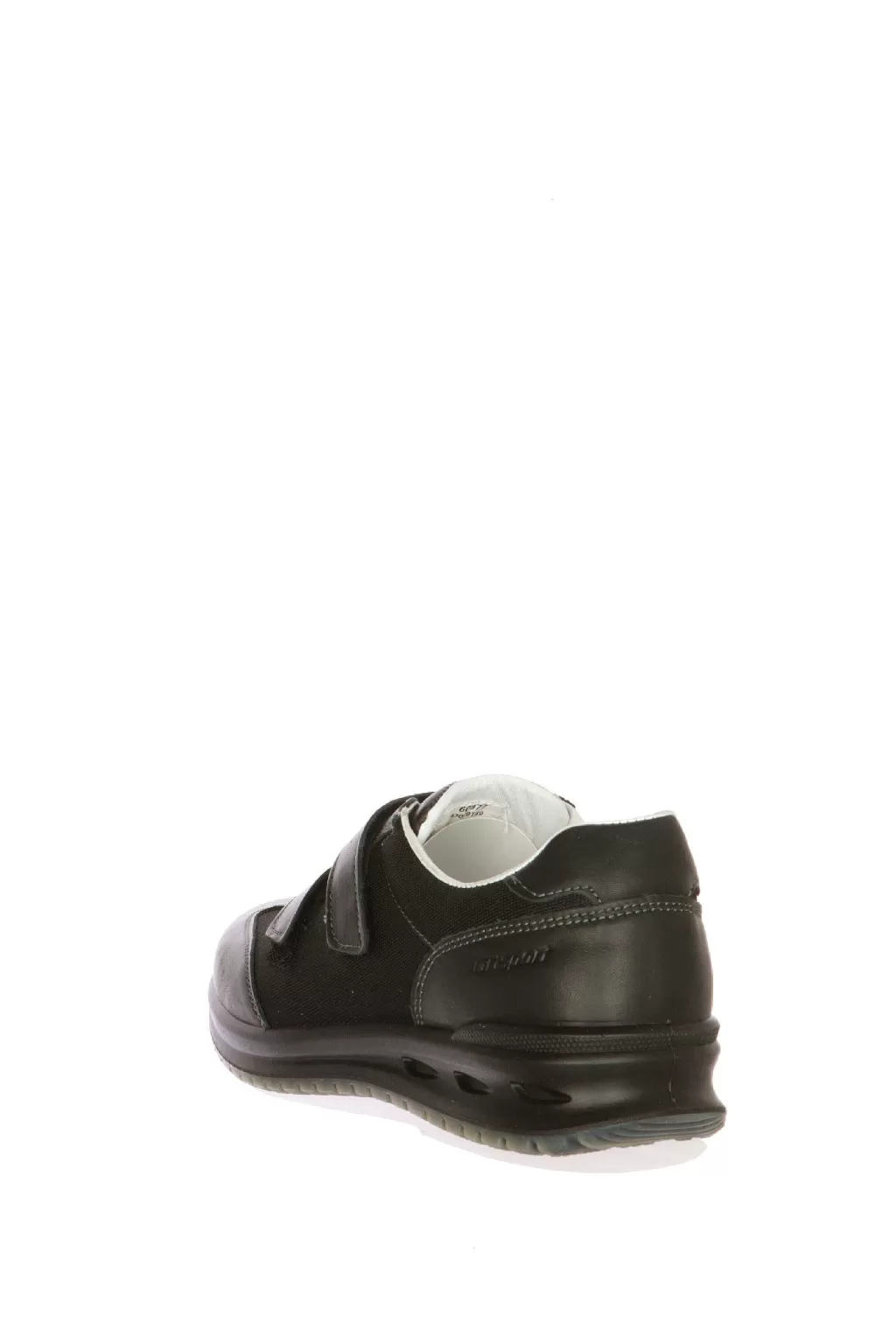 Fashion Sneakers In Pelle Nero Con Strappi Grisport Uomo Sneakers E Polacchini